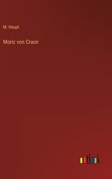 Hardcover Moriz von Craon [German] Book