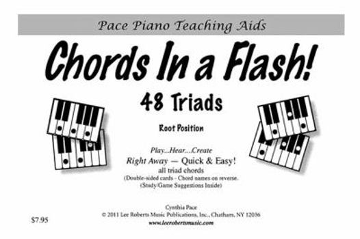 Cards Chords in a Flash!: 48 Triads for Piano Revised Edition Book