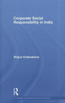 Hardcover Corporate Social Responsibility in India Book