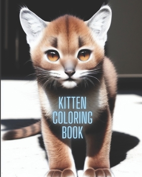 Paperback Kitten coloring book