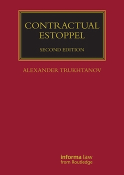 Paperback Contractual Estoppel Book