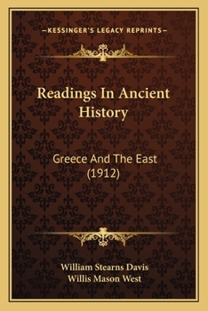 Paperback Readings In Ancient History: Greece And The East (1912) Book