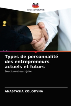 Paperback Types de personnalité des entrepreneurs actuels et futurs [French] Book