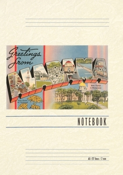 Paperback Vintage Lined Notebook Greetings from Alabama Book