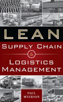 Hardcover Lean Supply Chain and Logistics Management Book