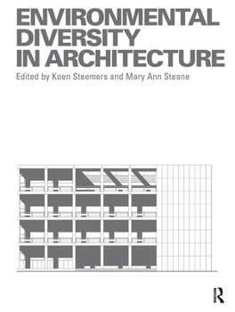 Hardcover Environmental Diversity in Architecture Book