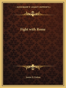 Paperback Fight with Rome Book