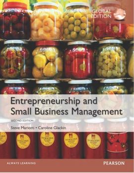 Paperback Entrepreneurship and Small Business Management, Global Edition Book