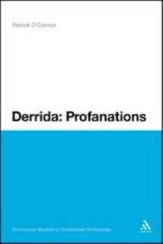 Hardcover Derrida: Profanations Book