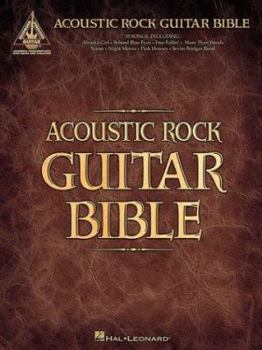 Paperback Acoustic Rock Guitar Bible Book
