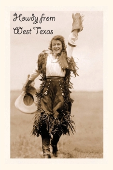 Paperback Vintage Journal Howdy from West Texas, Rodeo Woman Book