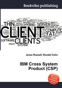 Paperback IBM Cross System Product (Csp) Book