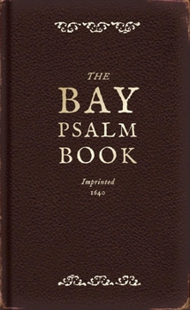 Hardcover The Bay Psalm Book: A Facsimile Book