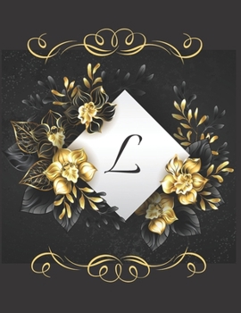 L Alphabet Notebook Journal Gift : Attractive Initial Monogram Letter l College Ruled Notebook & Diary for Writing Journal Note Taking Idea for Girl Boy Men and Women