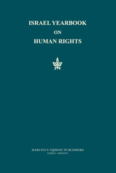 Hardcover Israel Yearbook on Human Rights, Volume 24 (1994) Book