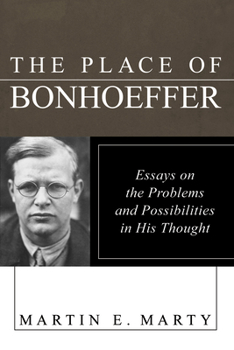 Paperback The Place of Bonhoeffer Book