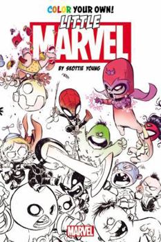 Paperback Color Your Own Young Marvel by Skottie Young Book