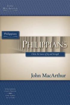 Paperback Philippians: Christ, the Source of Joy and Strength Book