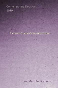 Paperback Patent Claim Construction Book