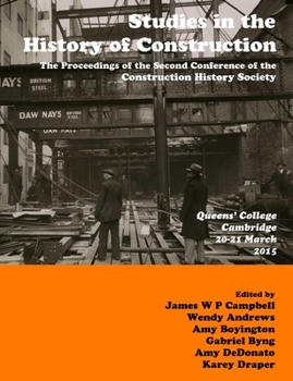 Paperback Studies in Construction History: the proceedings of the Second Construction History Society Conference Book