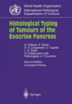 Paperback Histological Typing of Tumours of the Exocrine Pancreas Book