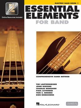 Paperback Essential Elements for Band - Electric Bass Book 1 with Eei (Book/Online Media) Book