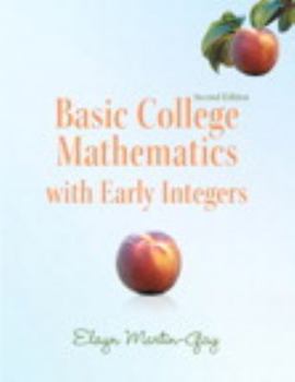 Paperback Basic College Mathematics with Early Integers Book