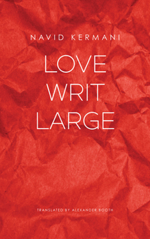 Hardcover Love Writ Large Book