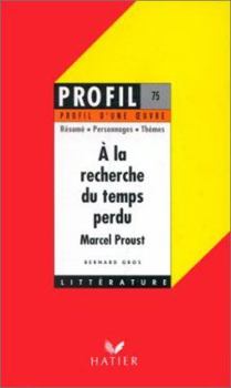Mass Market Paperback A la recherche du temps perdu, Proust : Analyse critique [French] Book