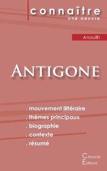 Paperback Fiche de lecture Antigone de Jean Anouilh (Analyse littéraire de référence et résumé complet) [French] Book