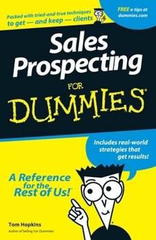 Paperback Sales Prospecting for Dummies Book