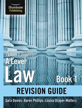 Paperback WJEC Eduqas Law For A Level Bk 1 Revi Gd Book