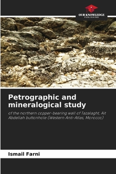 Paperback Petrographic and mineralogical study Book