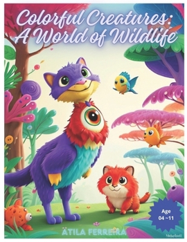 Paperback Colorful Creatures: A World Of Wildlife Book