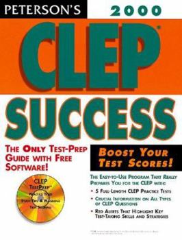 Paperback CLEP Success 2000 [With CD with Practice Tests] Book