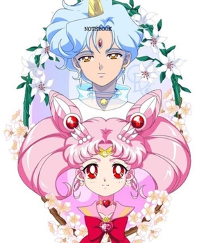 Notebook: Sailor Moon Anime Soft Glossy Cover College Ruled Pages Book 7.5 x 9.25 Inches 110 Pages