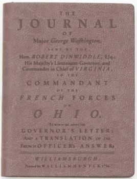 Leather Bound The Journal of Major George Washington: Dark Brown Lined Journal Book
