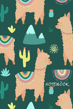 Notebook: Lama A5 I 120 Pages I RULED I Diary I Notebook I Food tutorials I Diet Notebook I Recipe Book I Colorful Gift "