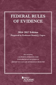 Paperback Federal Rules of Evidence (Selected Statutes) Book