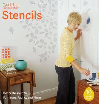 Paperback Lotta Jansdotter Stencils: Decorate Your Walls, Furniture, Fabric, and More Book