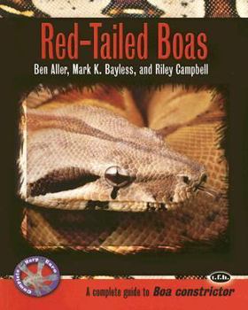 Paperback Red-Tailed Boas: A Complete Guide to Boa Constrictor Book