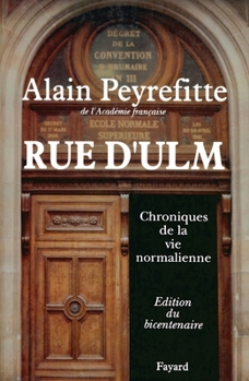 Paperback Rue d'Ulm [French] Book