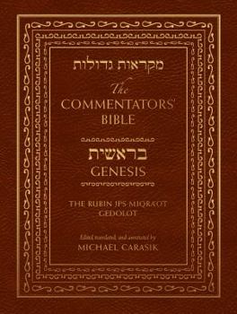 Hardcover The Commentators' Bible: Genesis: The Rubin JPS Miqra'ot Gedolot Book