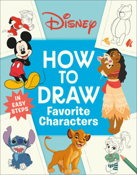 Paperback Disney How to Draw Favorite Characters Book