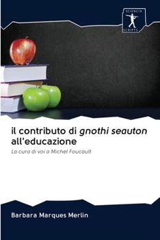 Paperback Il contributo di gnothi seauton all'educazione [Italian] Book