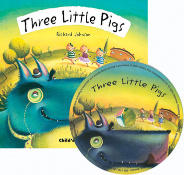 Paperback Three Little Pigs [With CD] Book