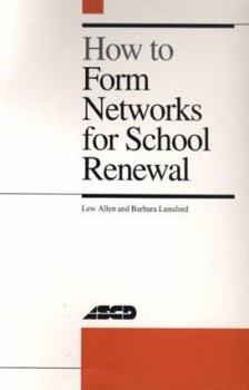 Paperback How to Form Networks for School Renewal Book