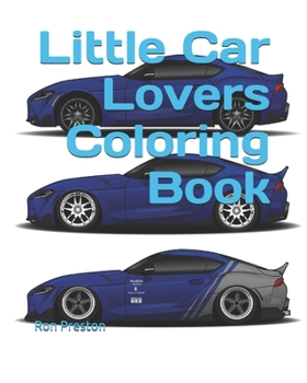Paperback Little Car Lovers Coloring Book