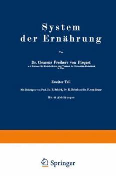 Paperback System Der Ernährung: Zweiter Teil [German] Book