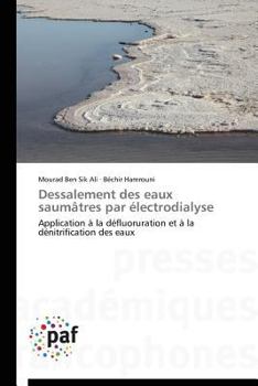 Paperback Dessalement Des Eaux Saumâtres Par Électrodialyse [French] Book
